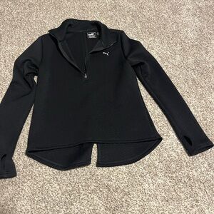 Puma Black Textured Pullover